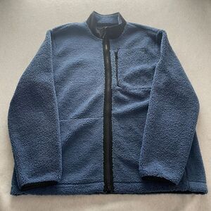 Vineyard Vines‎ Men's On-The-Go Sherpa Full Zip Jacket Blue Moon XXL NWT$198